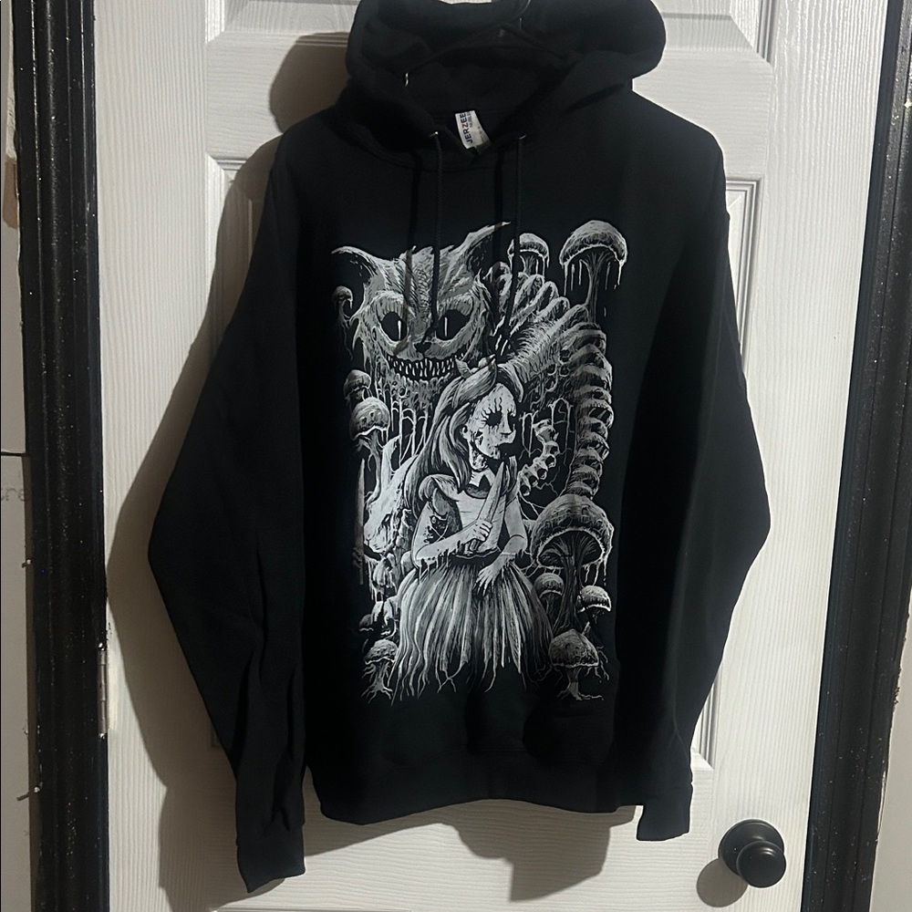 Vampire Freaks Alice & Cheshire Cat Graphic Hoodie